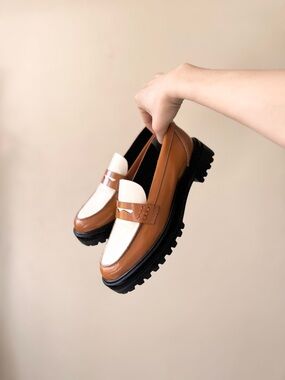 Reformation Agathea Chunky Platform Loafers